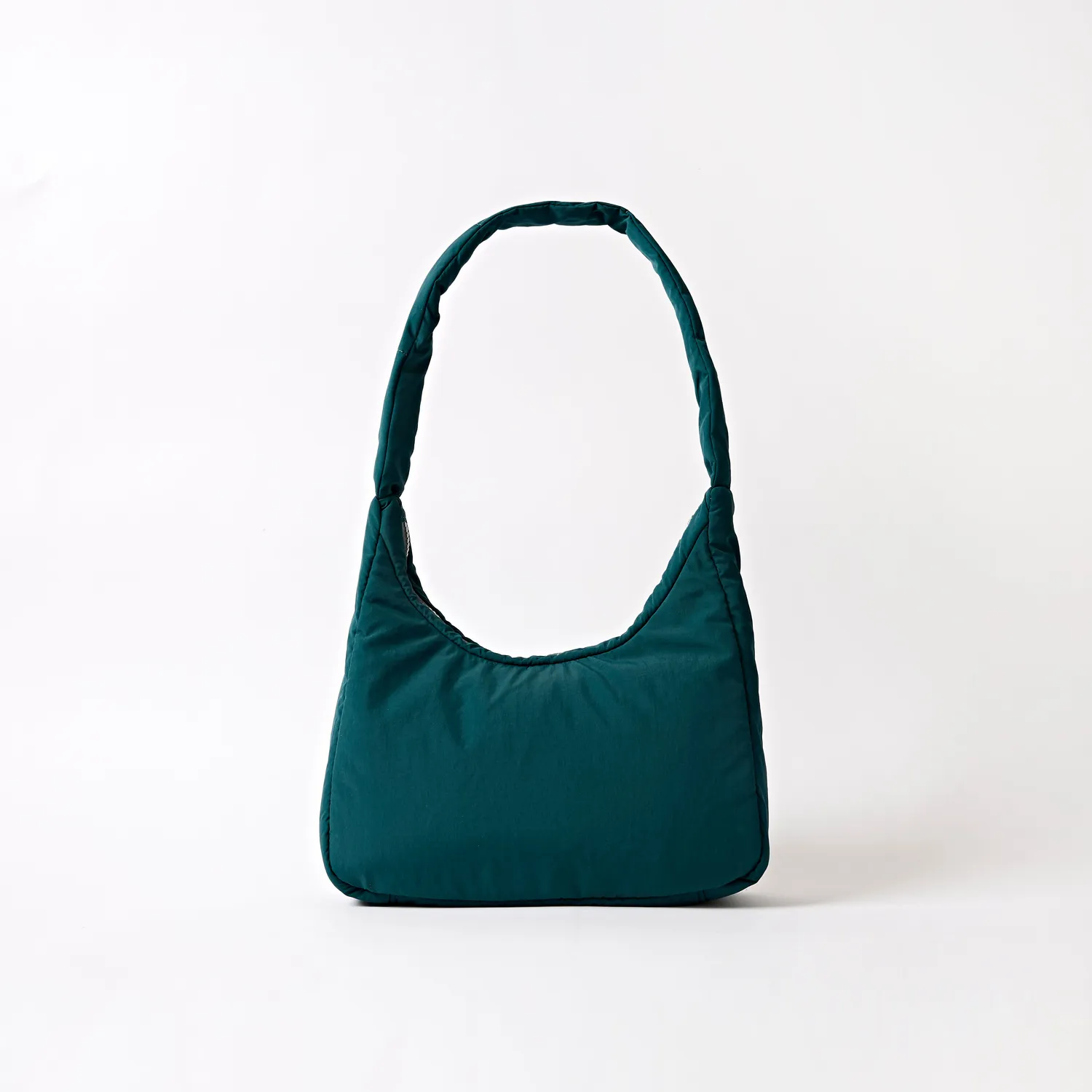 Roka London Belsize håndtaske Teal Small quiltet taslon