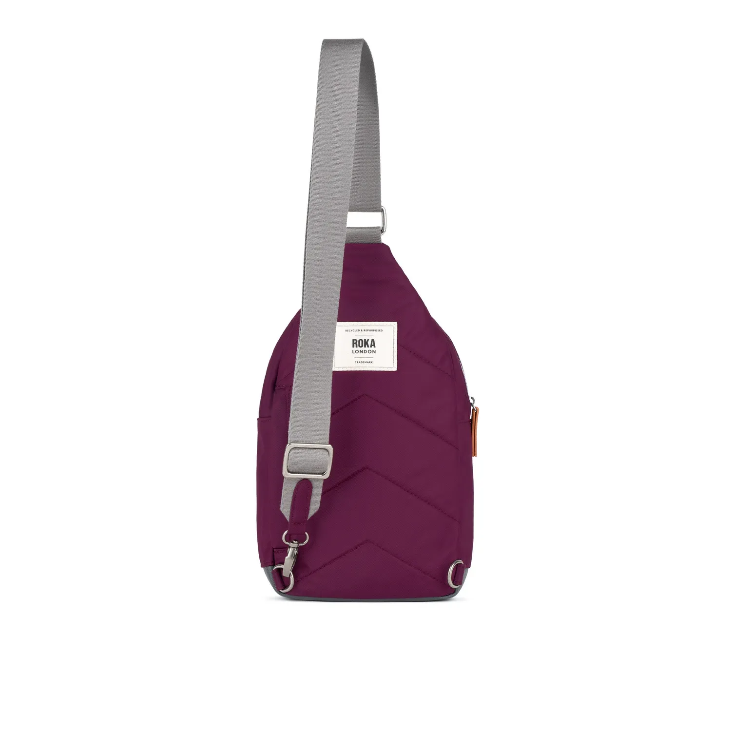 Roka London Willesden sling taske Royal Burgundy Large