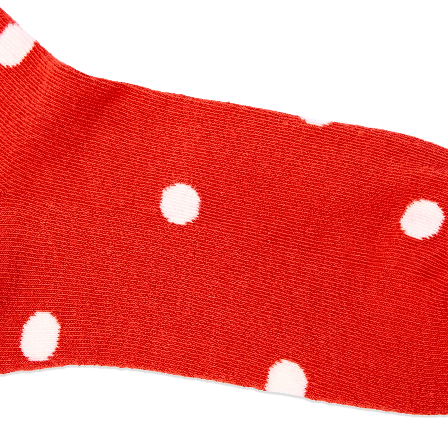 Roka London Wimbledon crew socks spicy orange dot økologisk