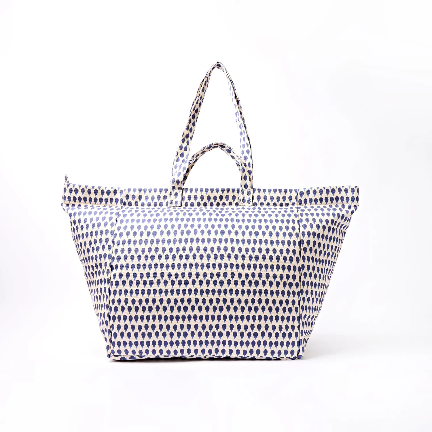 Roka London Marylebone tote Denim Rain Indigo Large 43 liter