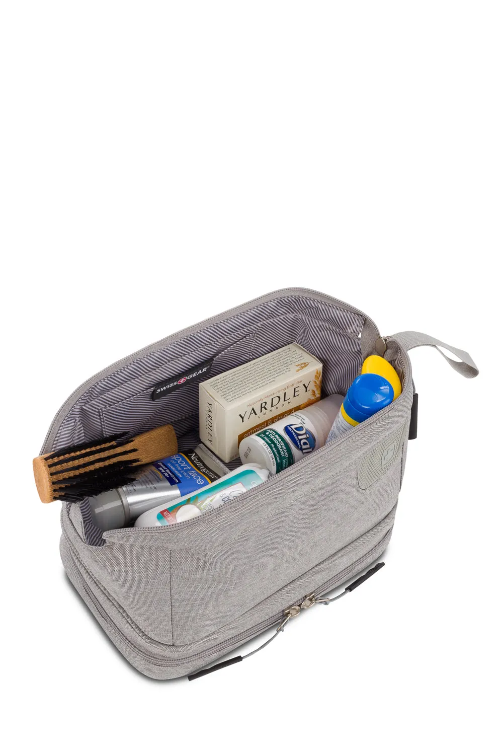 Swissgear 2657 Dopp Kit toilettaske Lysegrå 4 flasker