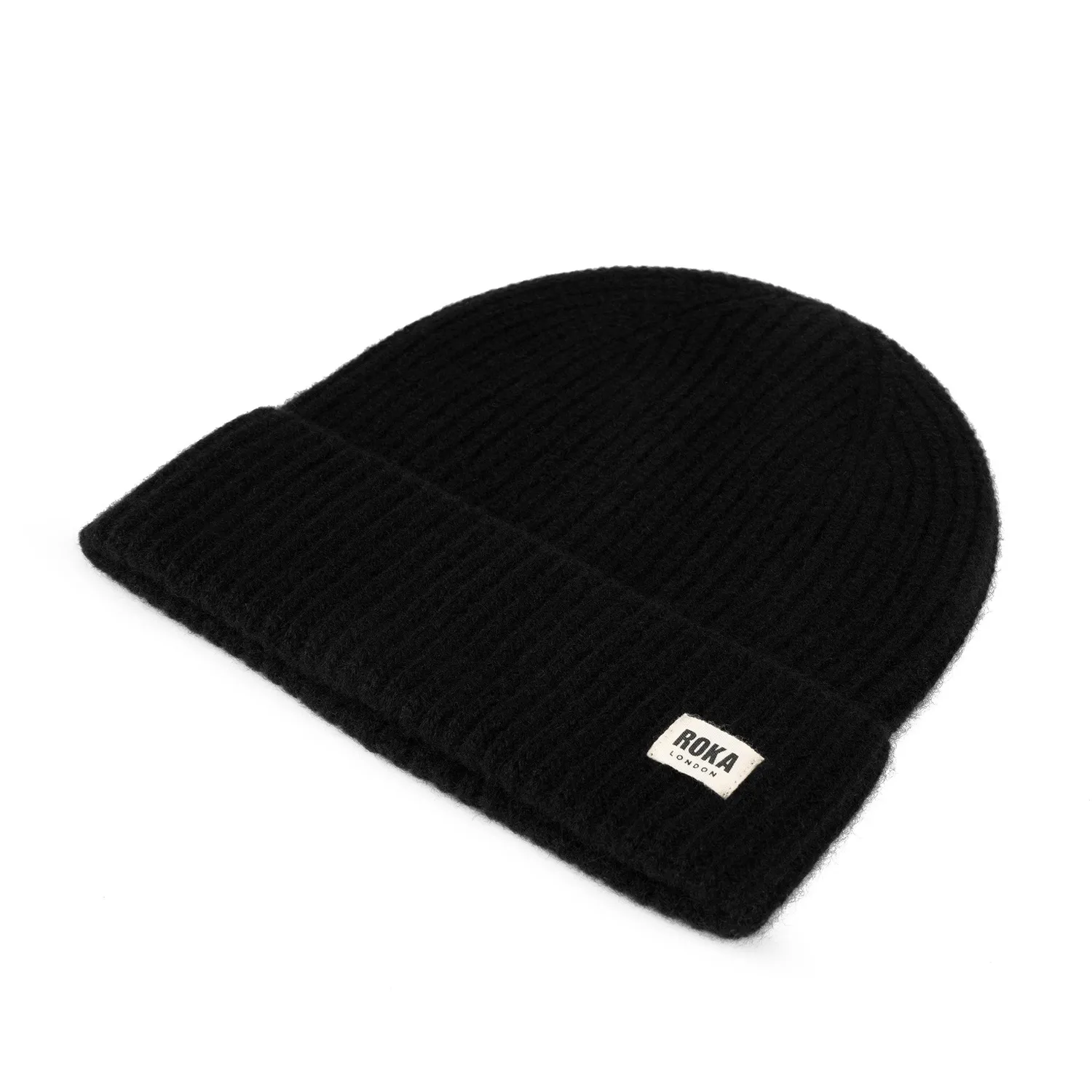 Roka London Shard beanie hue Sort kashmir