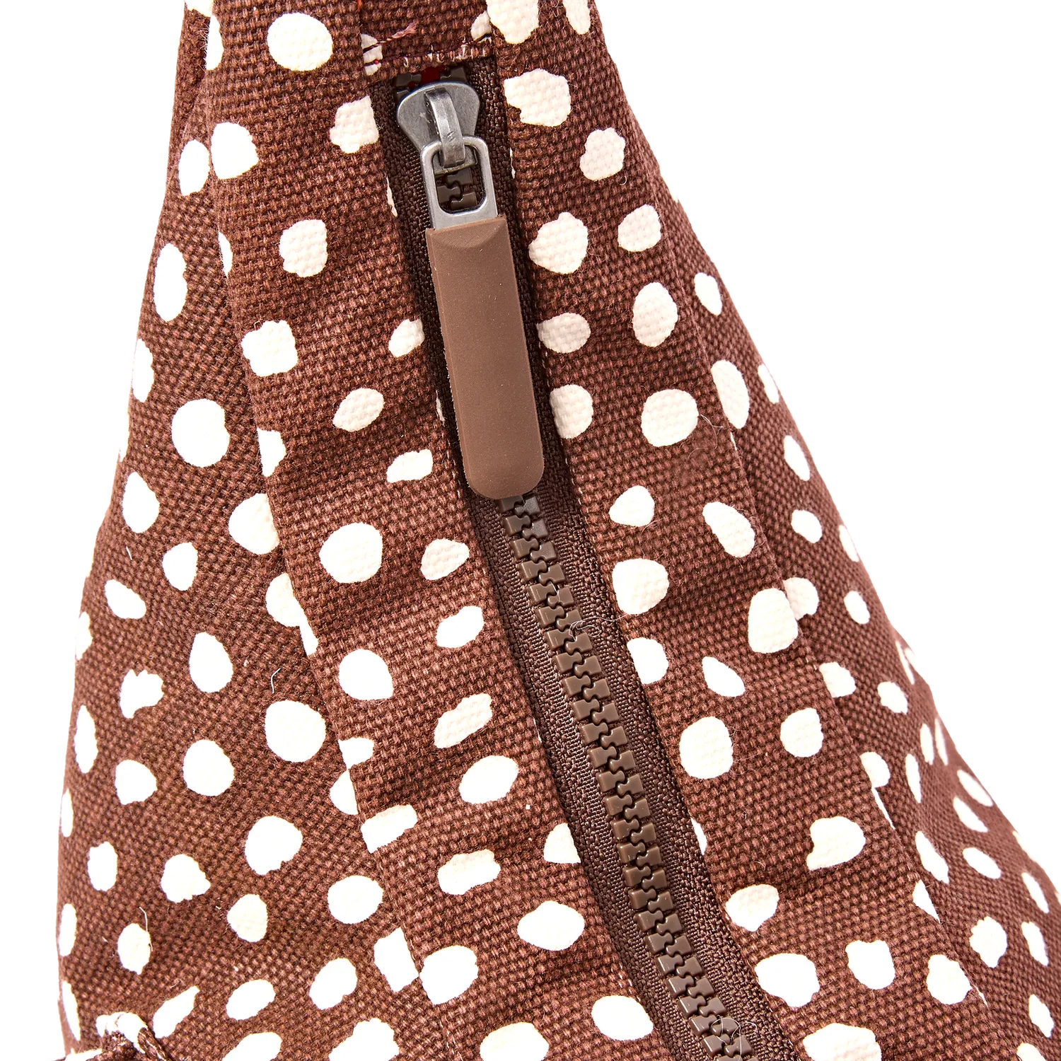 Roka London Belsize skuldertaske Brown Spot canvas