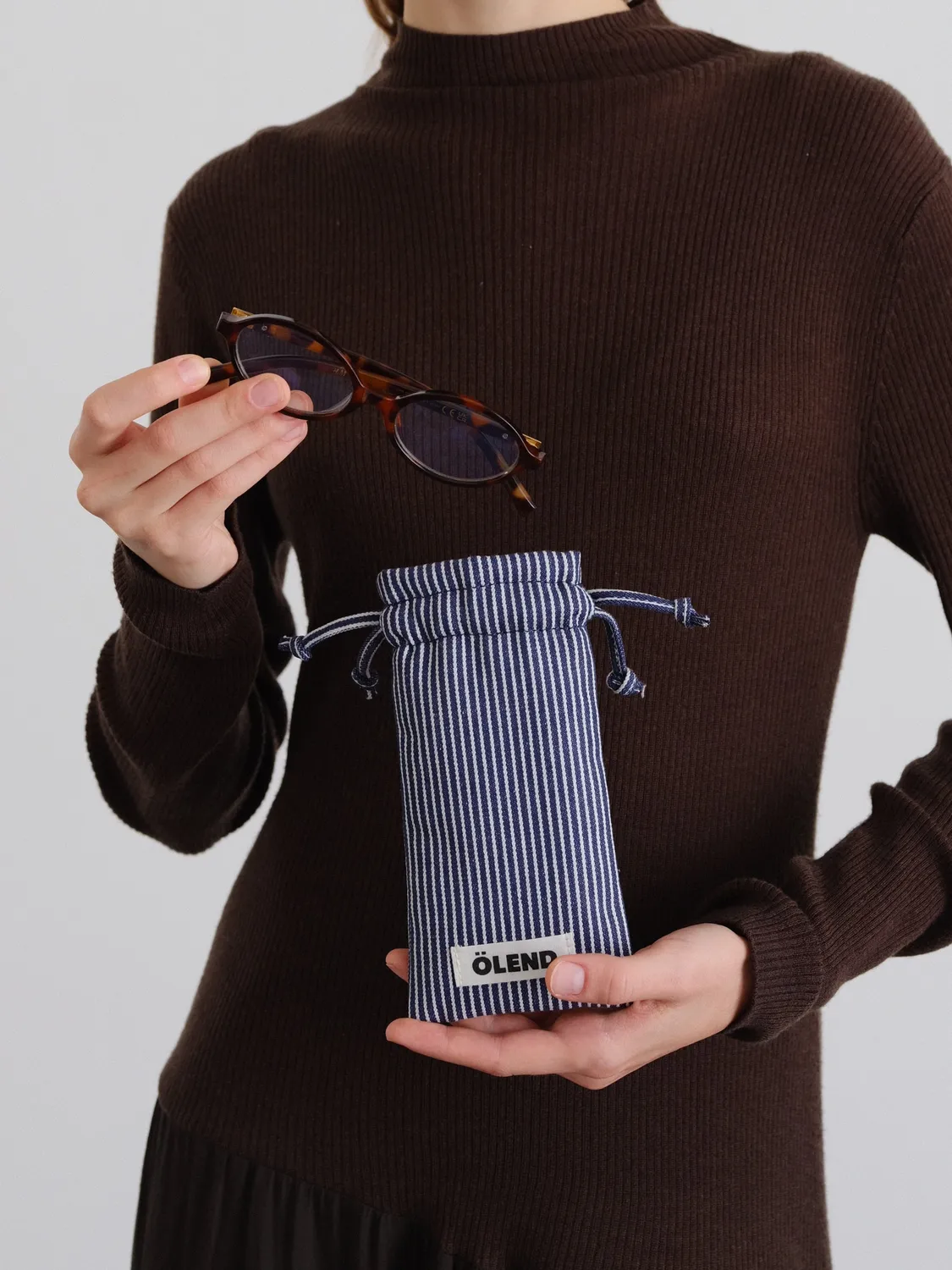 Ölend Padded Glasses Sleeve brilleetui cobalt lime coral