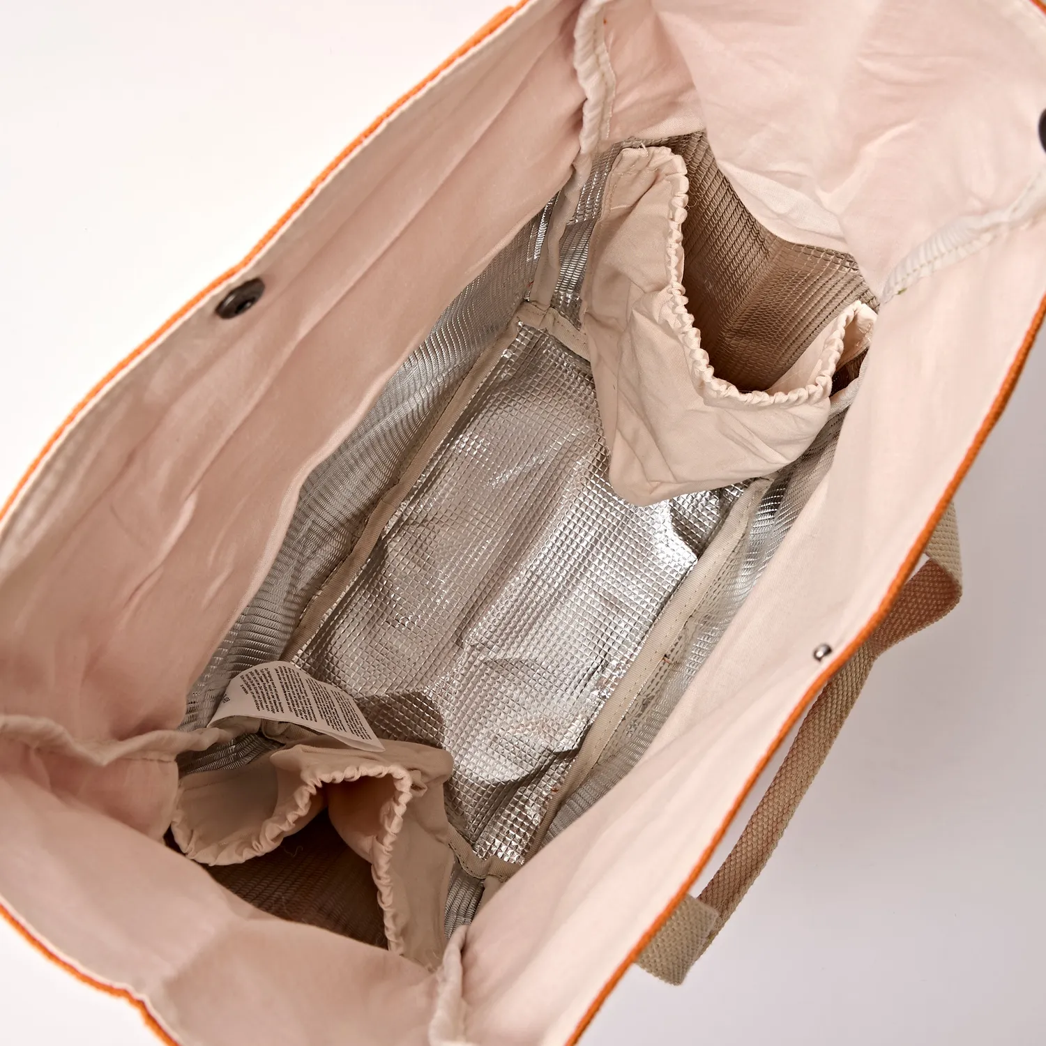 Roka London Hampstead madpakketaske burnt orange isoleret 7,4 L