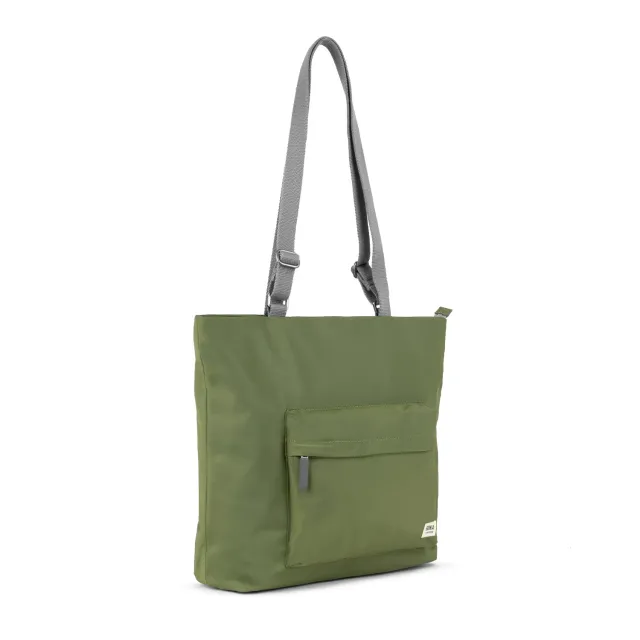 Roka London Trafalgar Avocado tote taske Medium grøn laptoprum