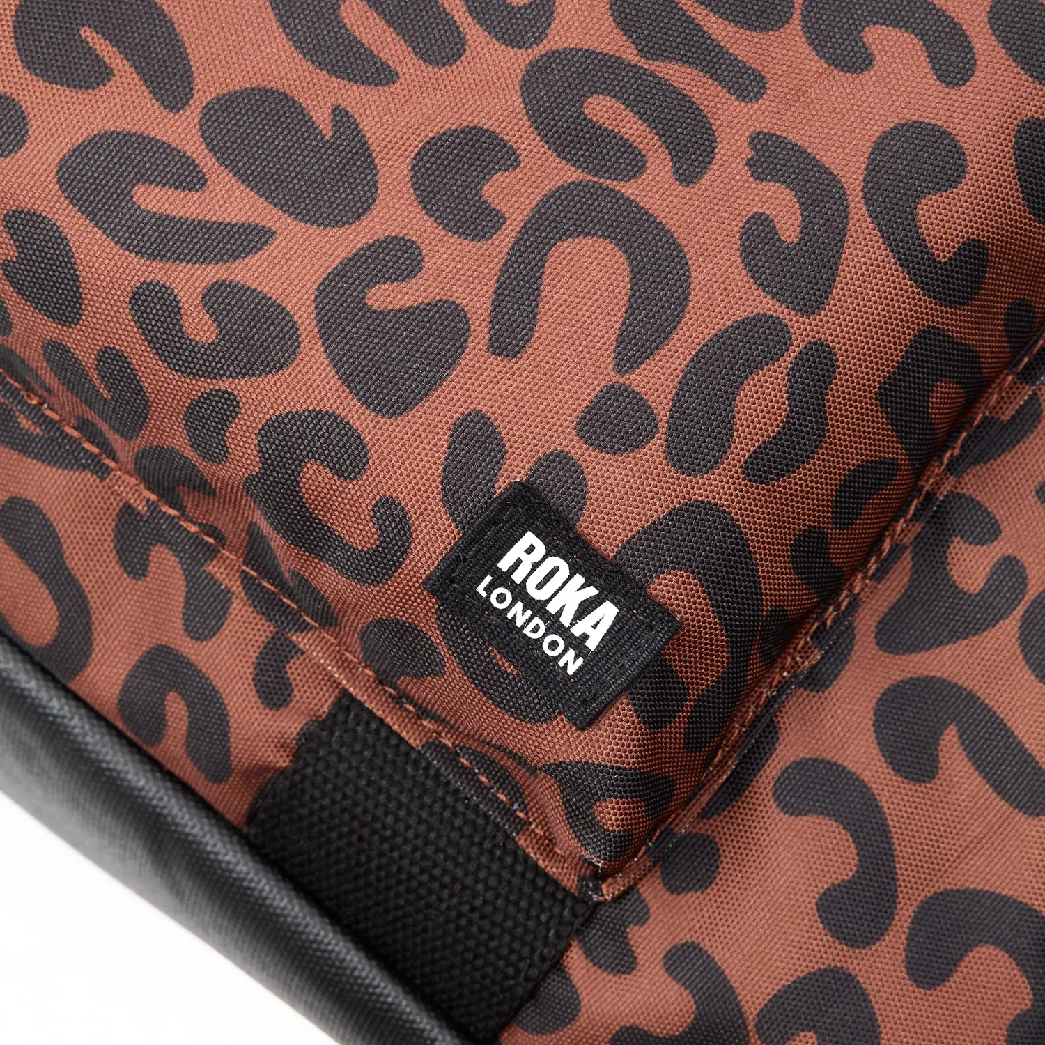 Roka Gatwick Carry-On duffeltaske Medium rød leopard