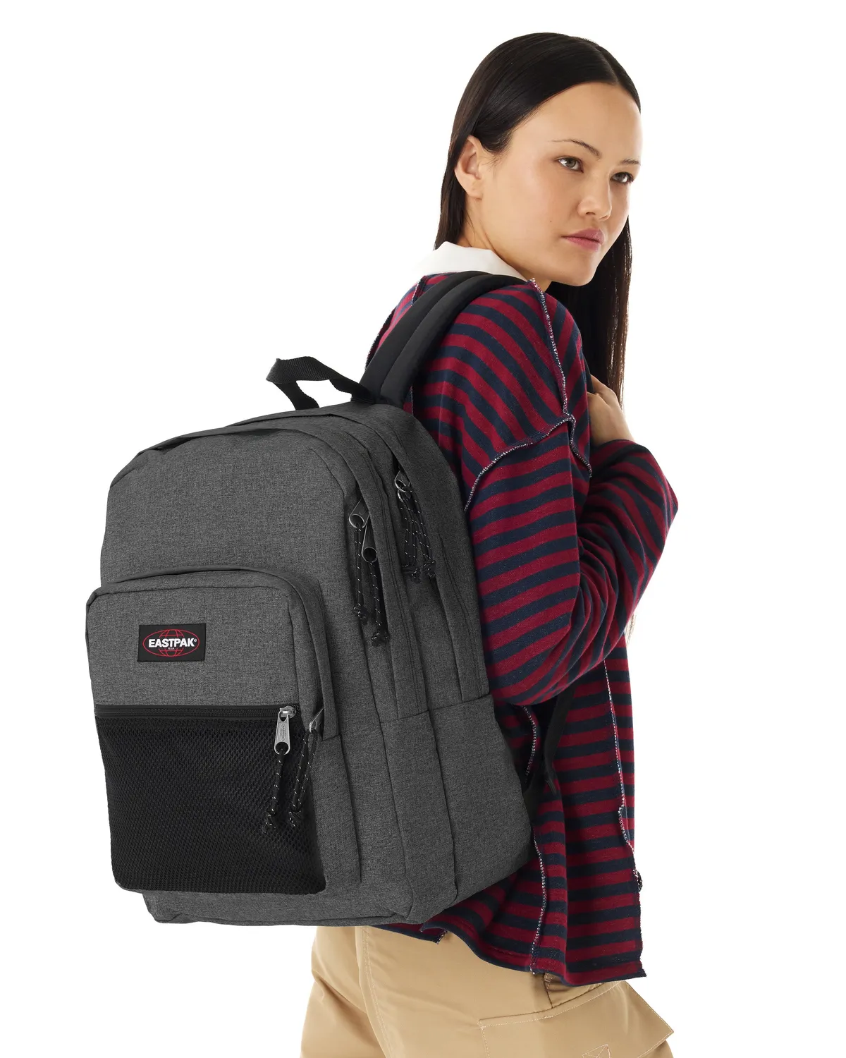 Eastpak Pinnacle rygsæk Black Denim Large vandafvisende
