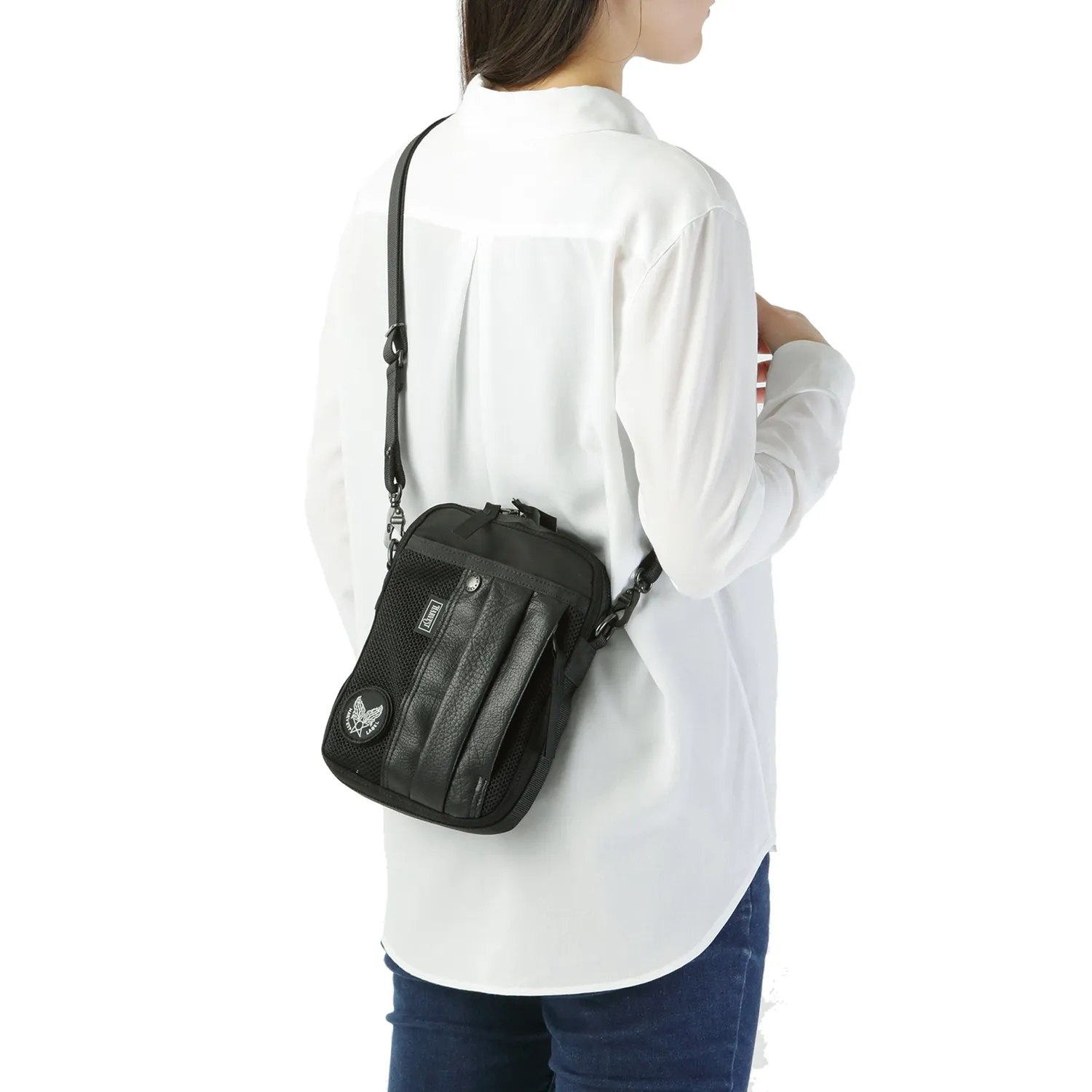 Harvest Label Custom HC-0112 skuldertaske sort minibæltetaske