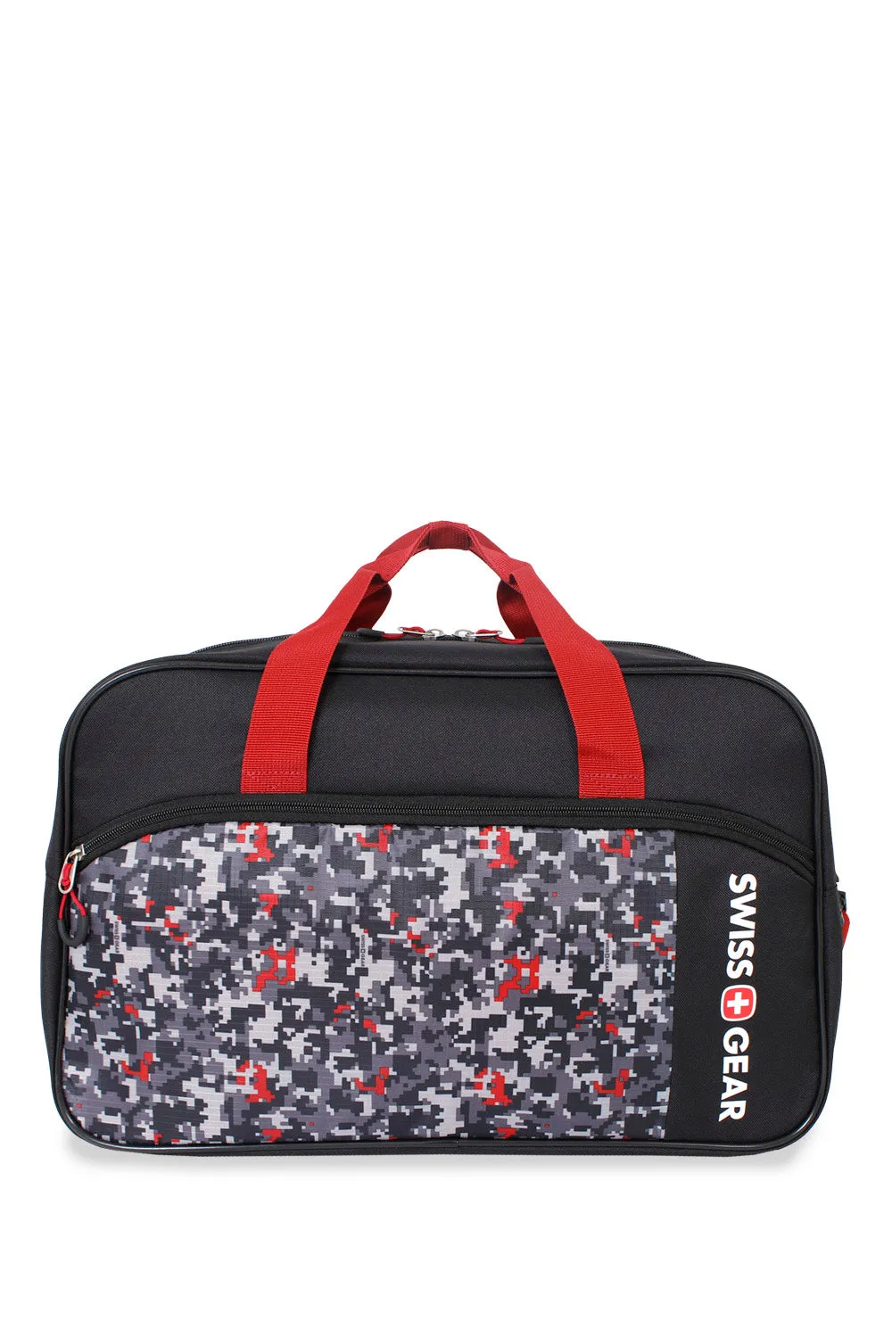 SwissGear 6326 duffel 17,5" sort/hvid camo