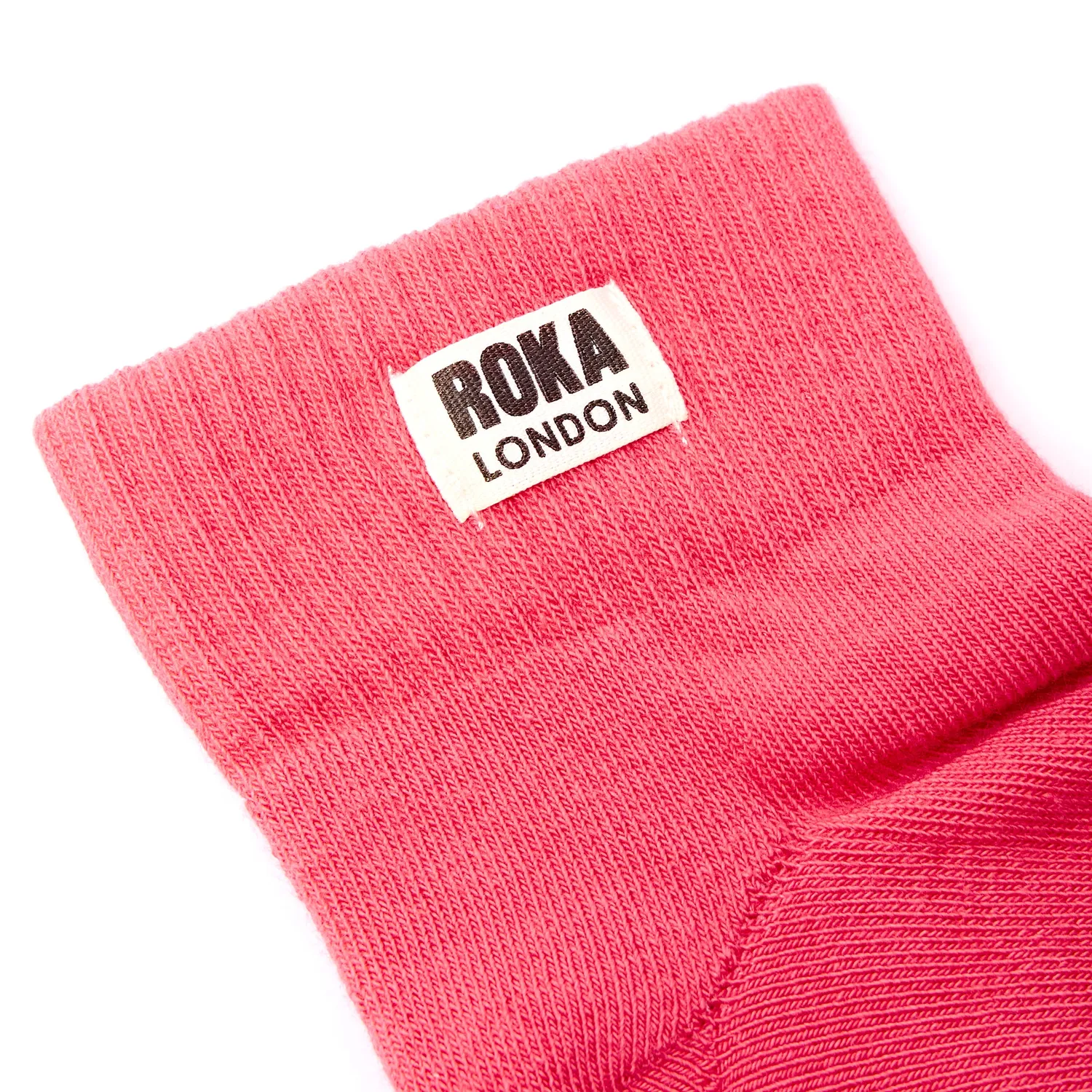 Roka London Wembley ankelsokker Sugar Coral 36-42 bomuld