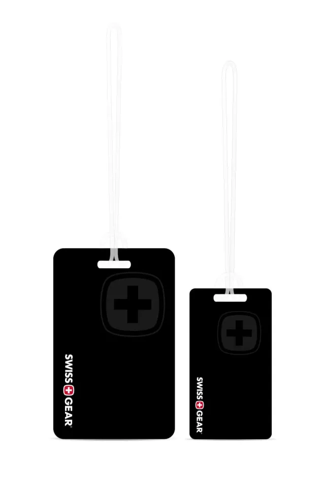 SWISSGEAR kuffertmærke personligt Black/White 2-pak
