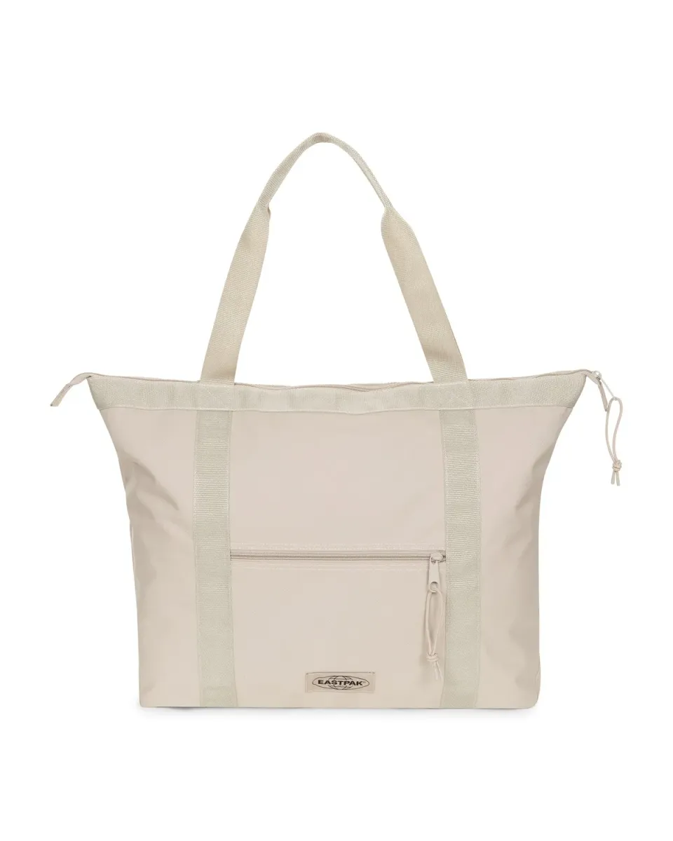 Eastpak Travel Tote skuldertaske Large beige – laptop 16"