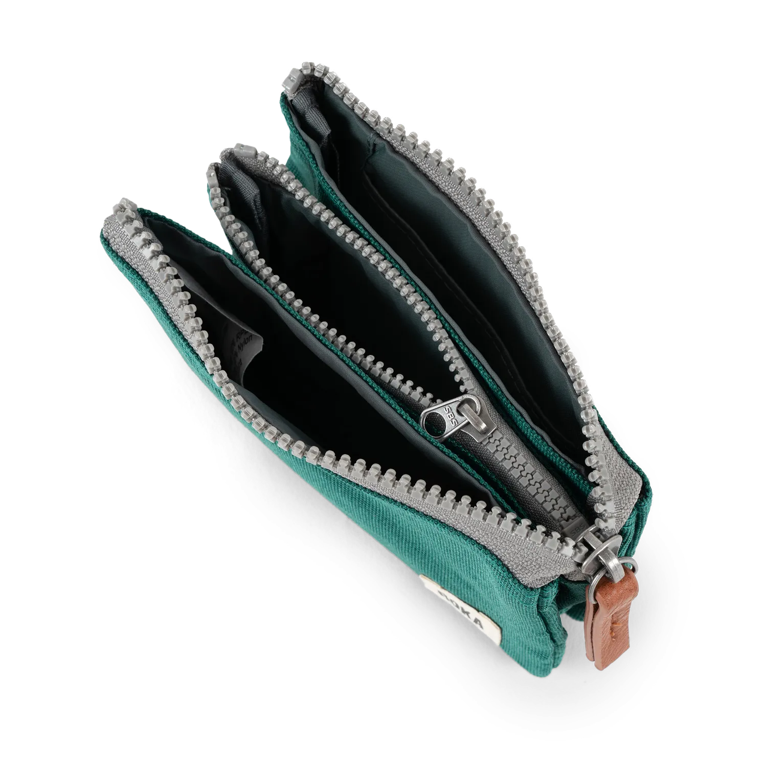 Roka London Carnaby Small pung teal 0,2 liter