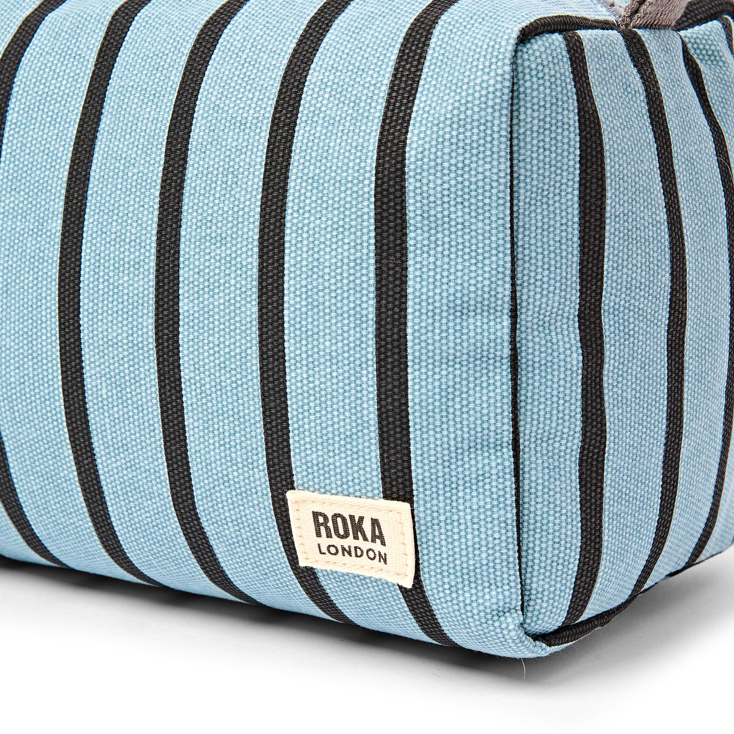 Roka London Maygrove toilettaske Blue Stripe Small