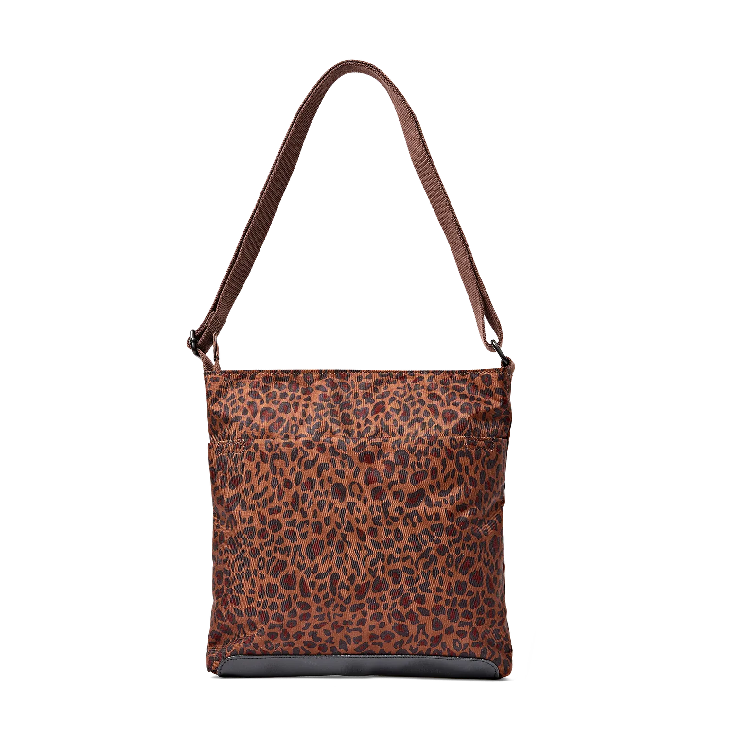 Roka London Kennington crossbody Medium mini leopard flad