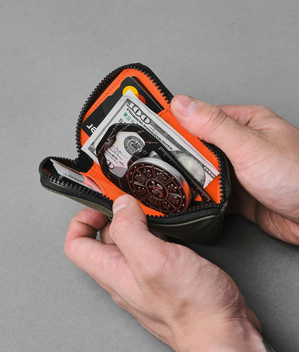 Alpaka Zip Card Pouch kortpung med lynlås