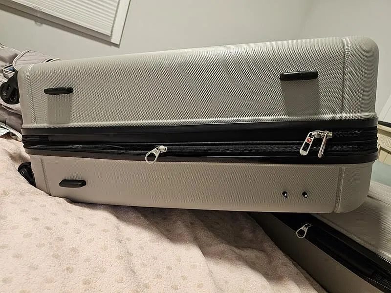 SwissGear 6297 kufferter 2 dele sølv hardcase