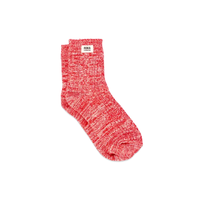 Roka London Wallace strømper Cranberry EU 36-42