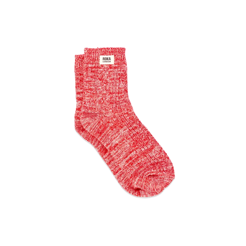 Roka London Wallace strømper Cranberry EU 36-42