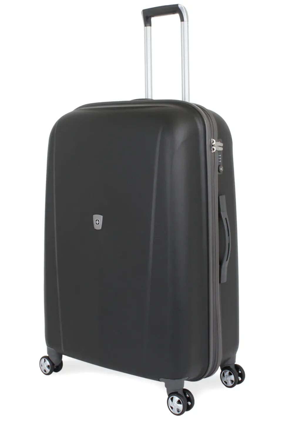Swissgear 6150 Large Checked Spinner kuffert Black hård