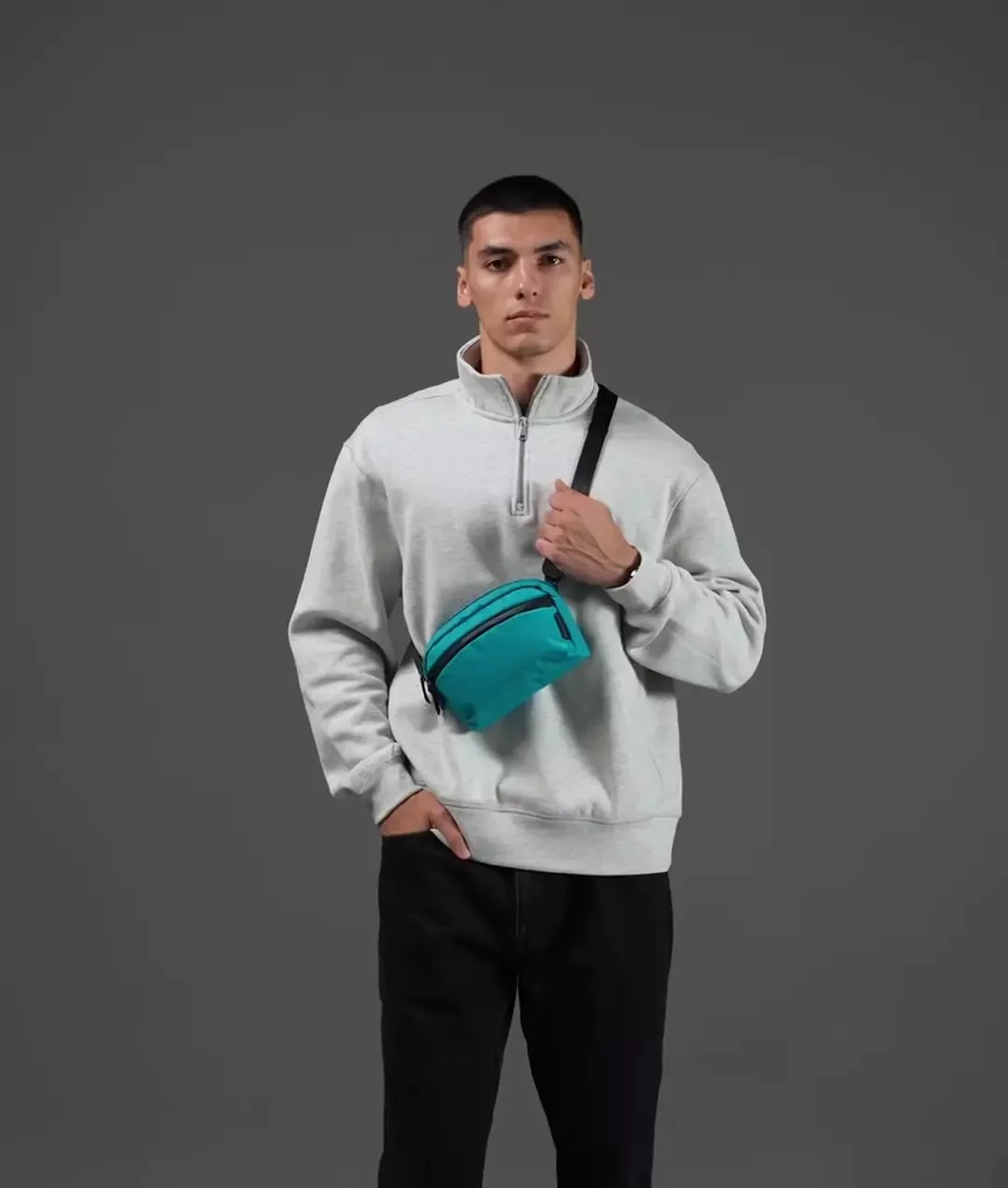 Alpaka Flight Sling skuldertaske 1L teal