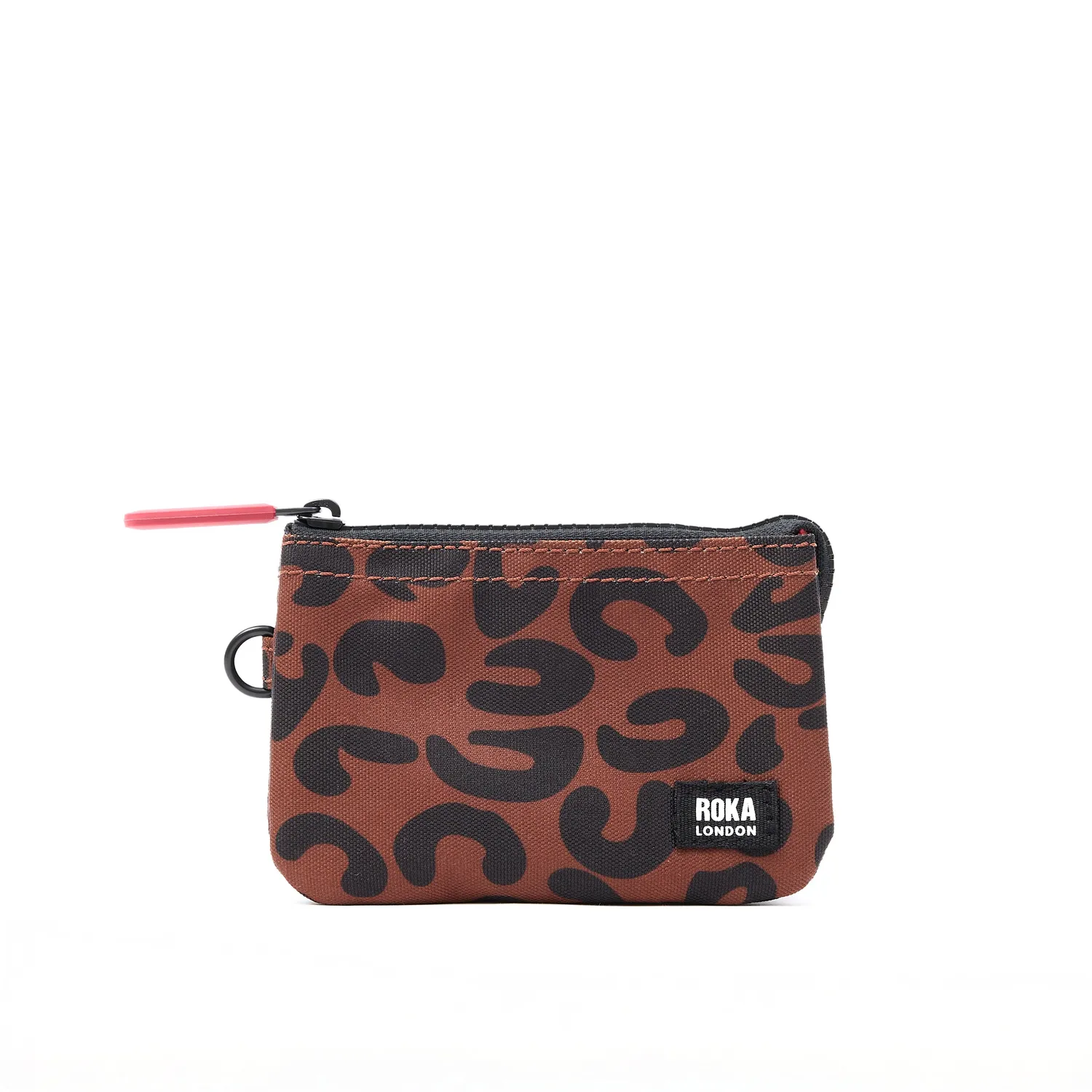 Roka London Carnaby pung Scarlet Leopard Small 3 rum