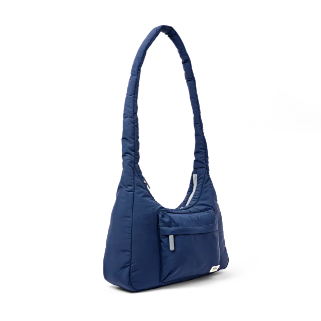 Roka London Belsize Medium crossbody taske deep cobalt