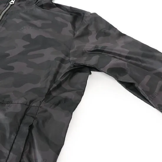 Harvest Label Apparel HV-0441 hættejakke M sort let