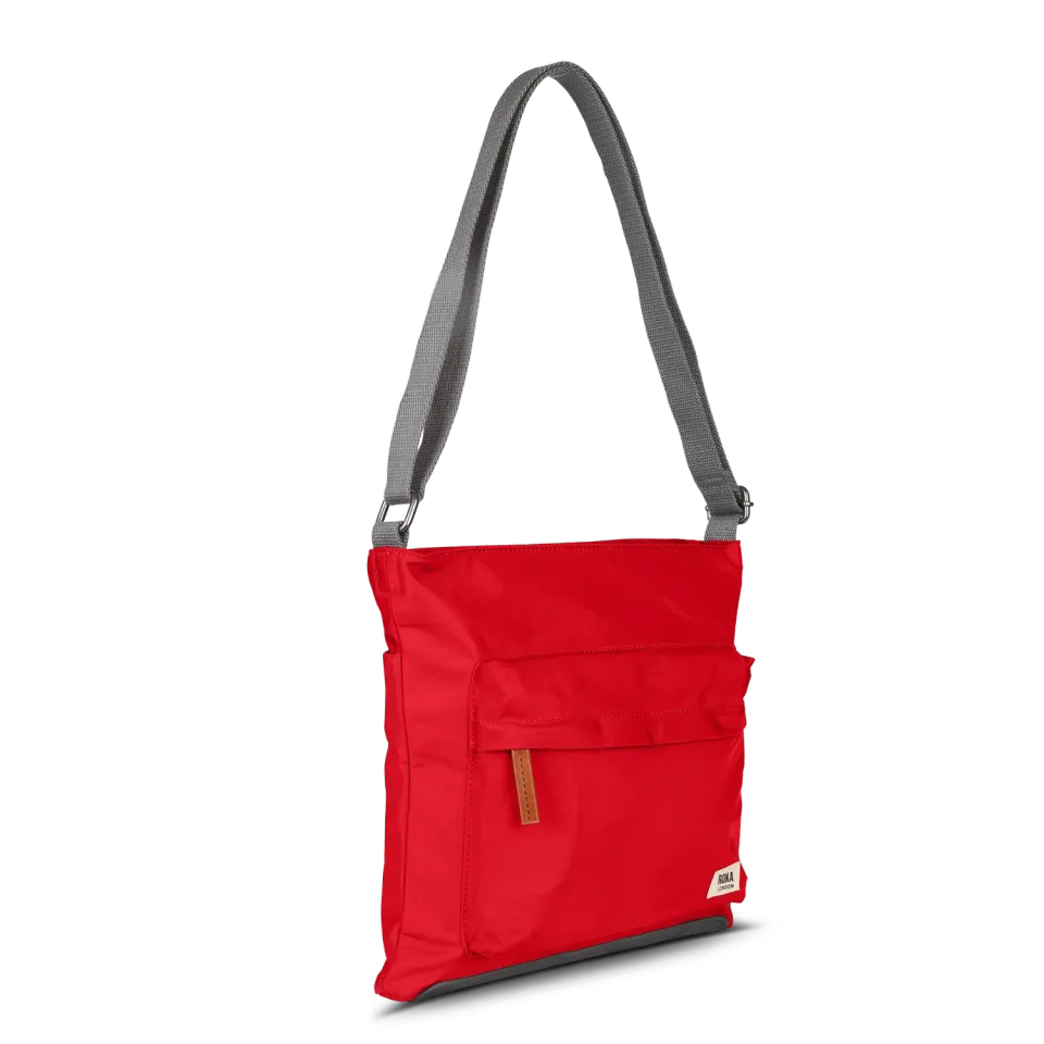 Roka London Kennington Medium crossbody Cranberry