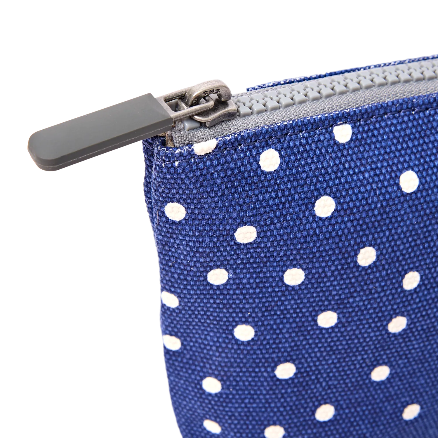 Roka London Maida Vale pouch Navy Polka Small 1,2 liter