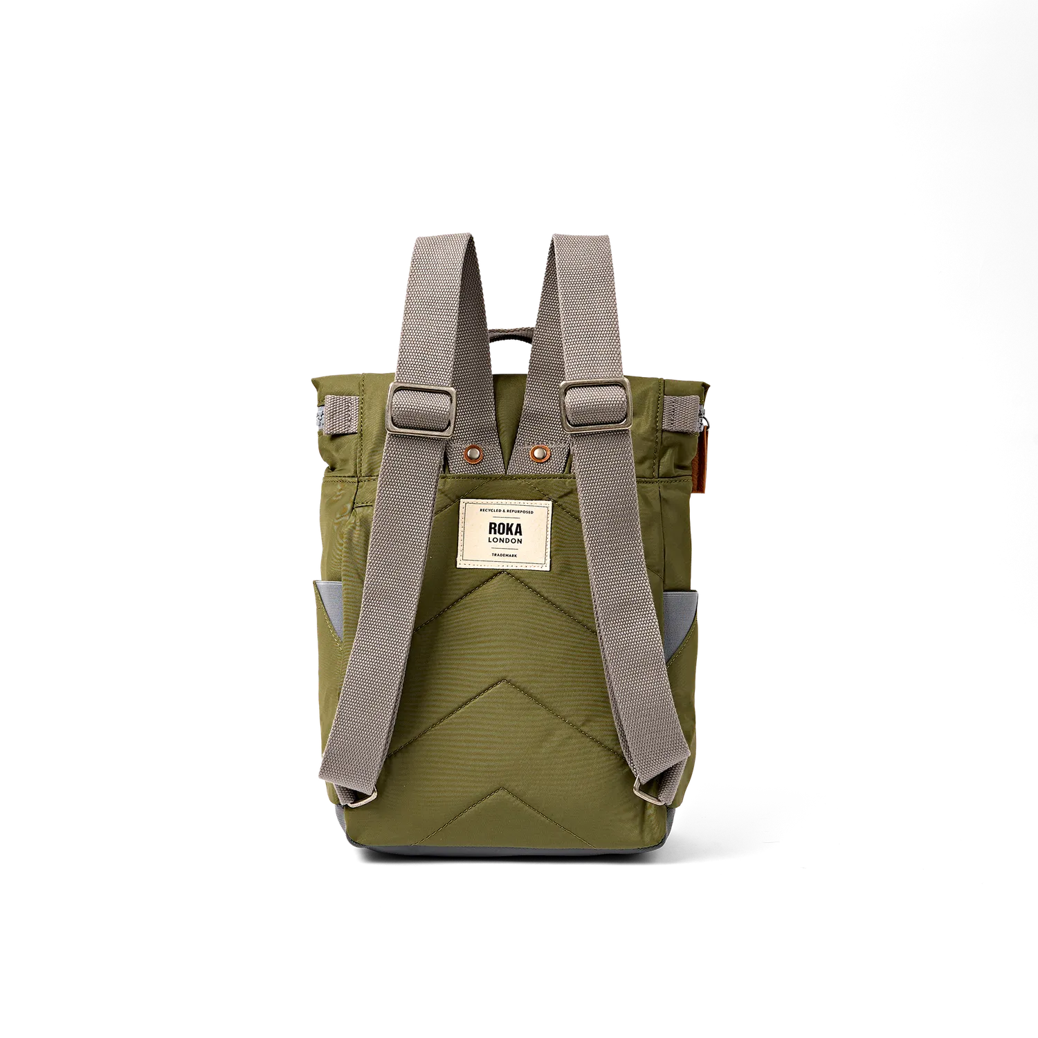 Roka London Canfield Roll Top rygsæk Chive M 16,4 liter