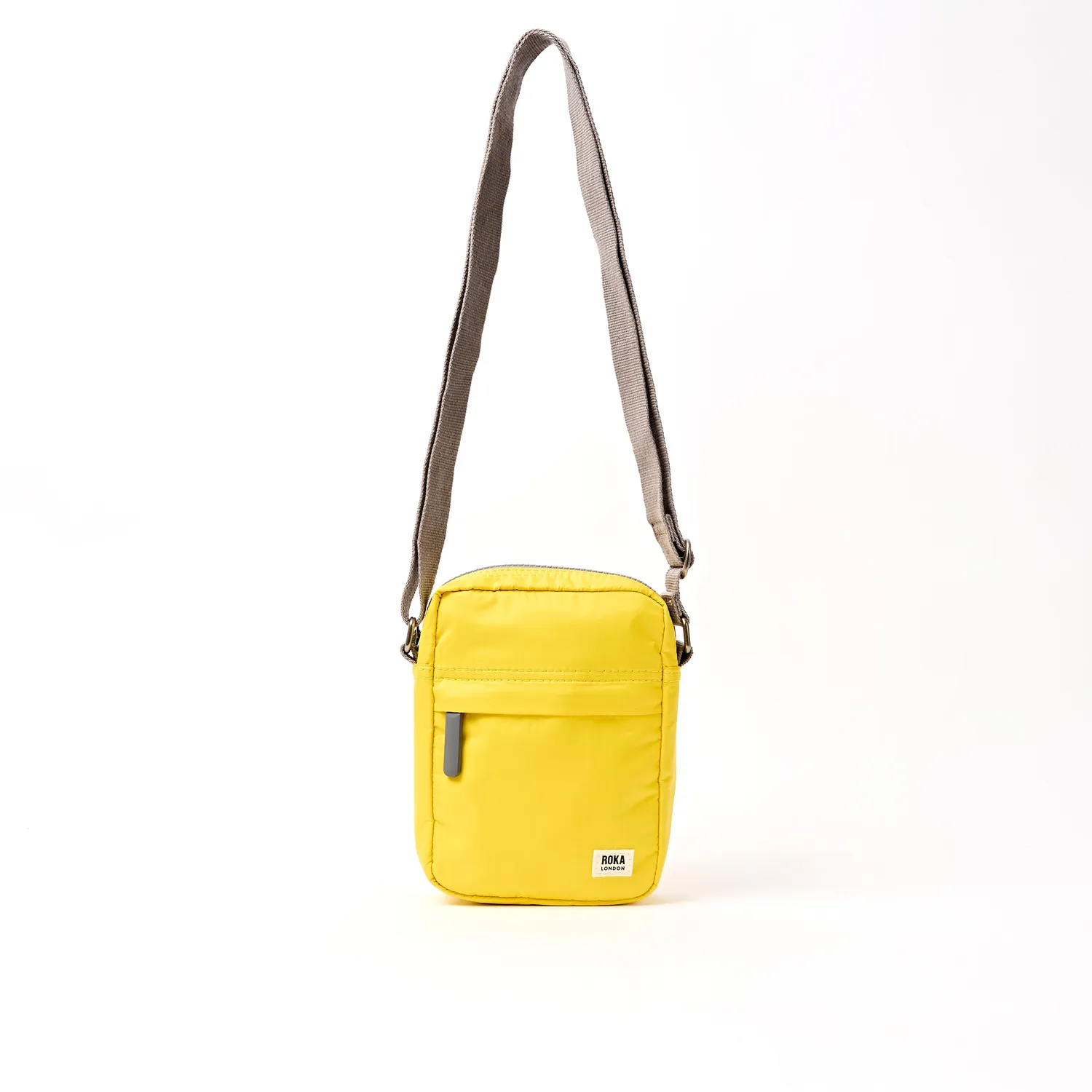 Roka London Bond Pocket crossbody taske passion fruit small nylon