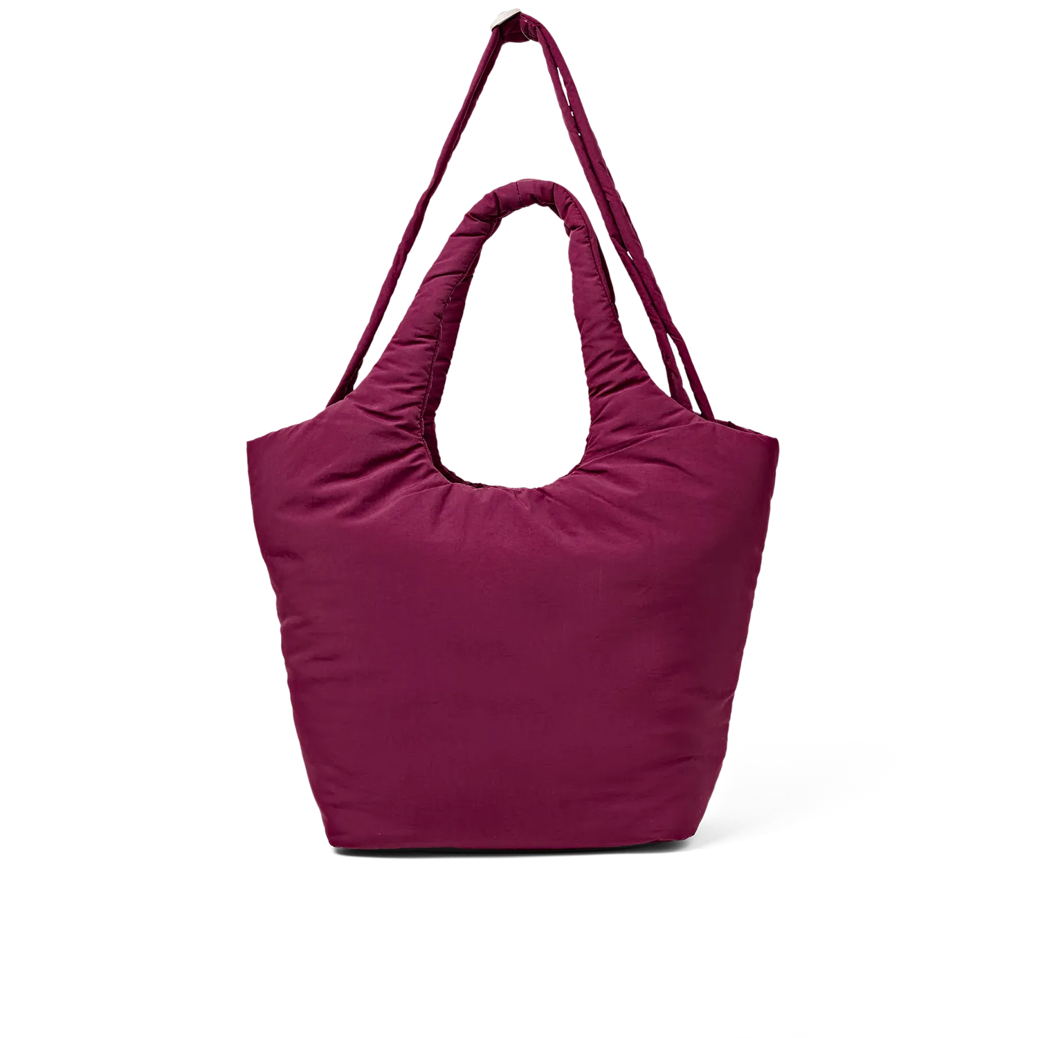 Roka London Oxford Medium skuldertaske merlot polstret laptoprum