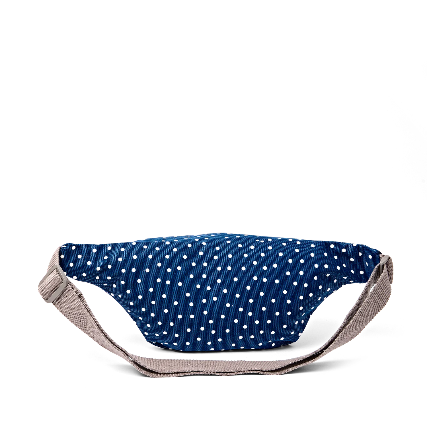Roka London Mill Hill Small bæltetaske navy polka 3,7 liter