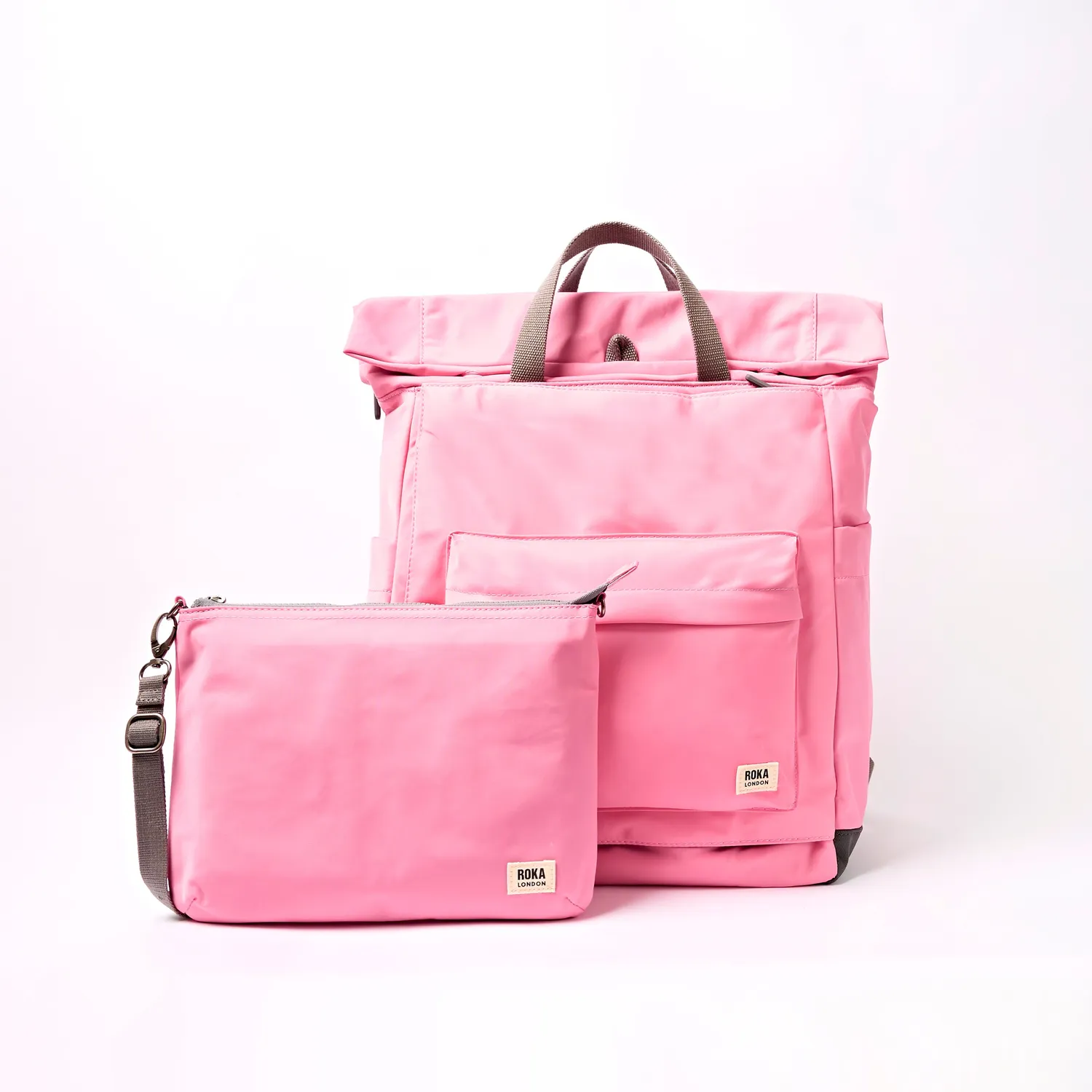 Roka London Primrose pusletaske Large Pink Lemonade 4-i-1