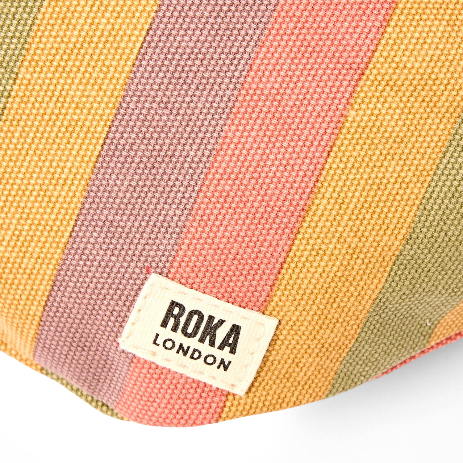 Roka London Mill Hill Faded Multi Stripe crossbody small
