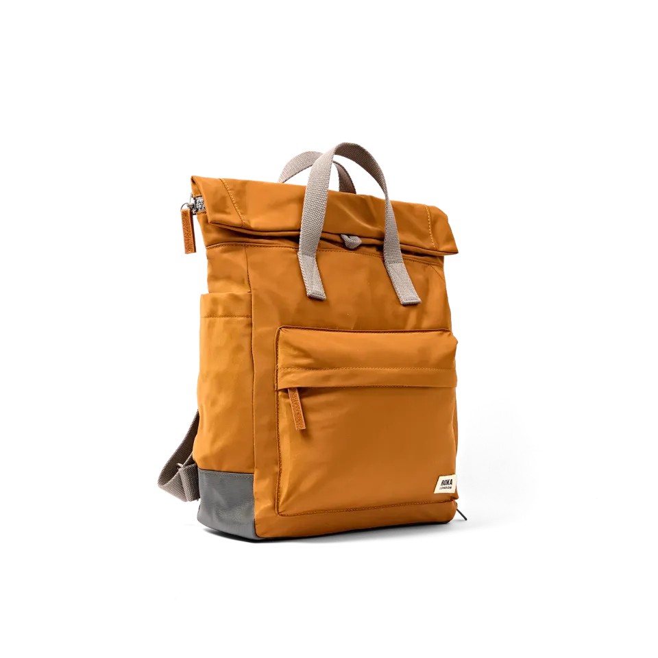 Roka London Bayswater Biscuit rygsæk Medium vandtæt paraplylomme