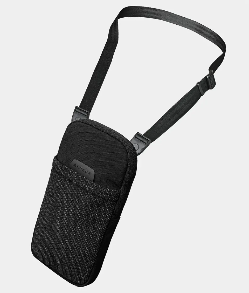 Alpaka Modular Shoulder Pocket Slim skuldertaske sort