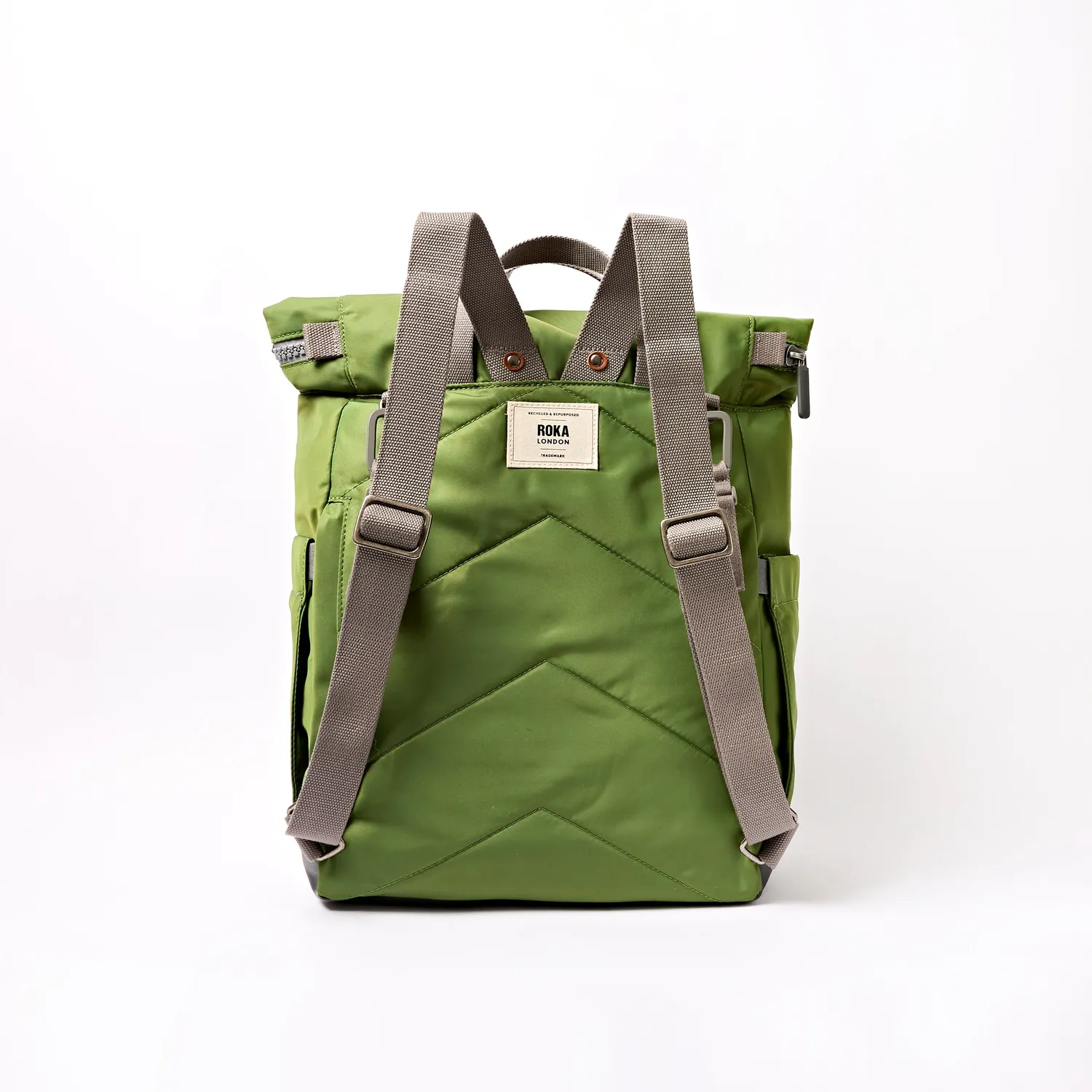 Roka London Primrose pusletaske rygsæk Avocado Large