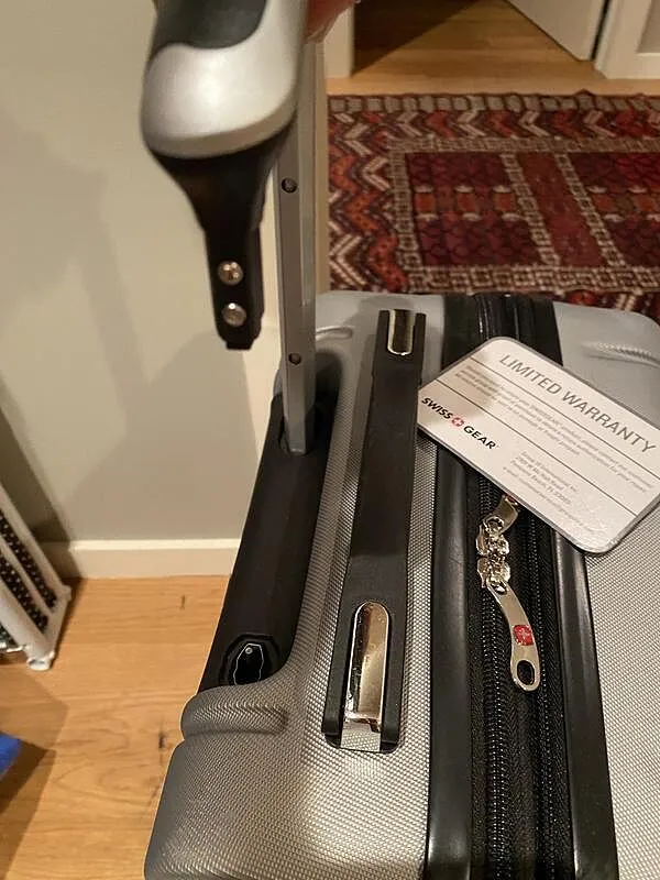 SwissGear 6297 kufferter 2 dele sølv hardcase
