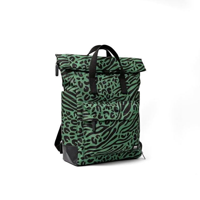 Roka London Bayswater rygsæk Medium Mixed Animal Artichoke