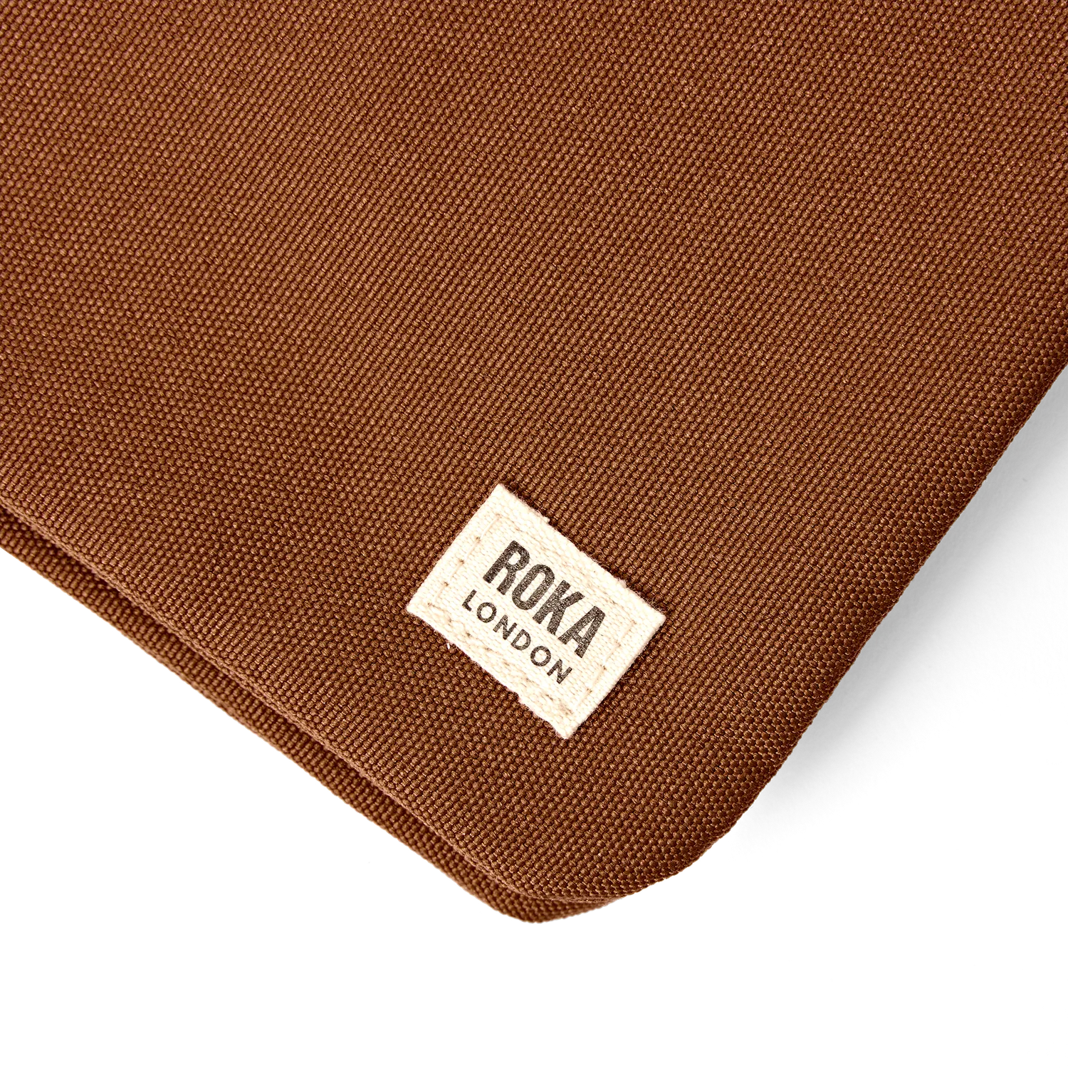 Roka London Carnaby Crossbody taske Cinnamon XL canvas
