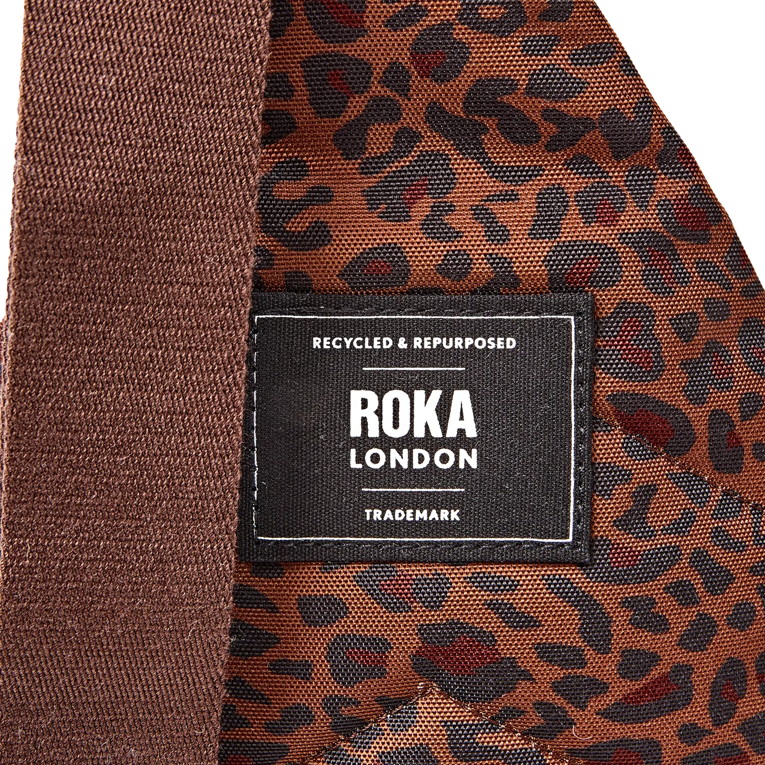 Roka London Willesden crossbody mini leopard large