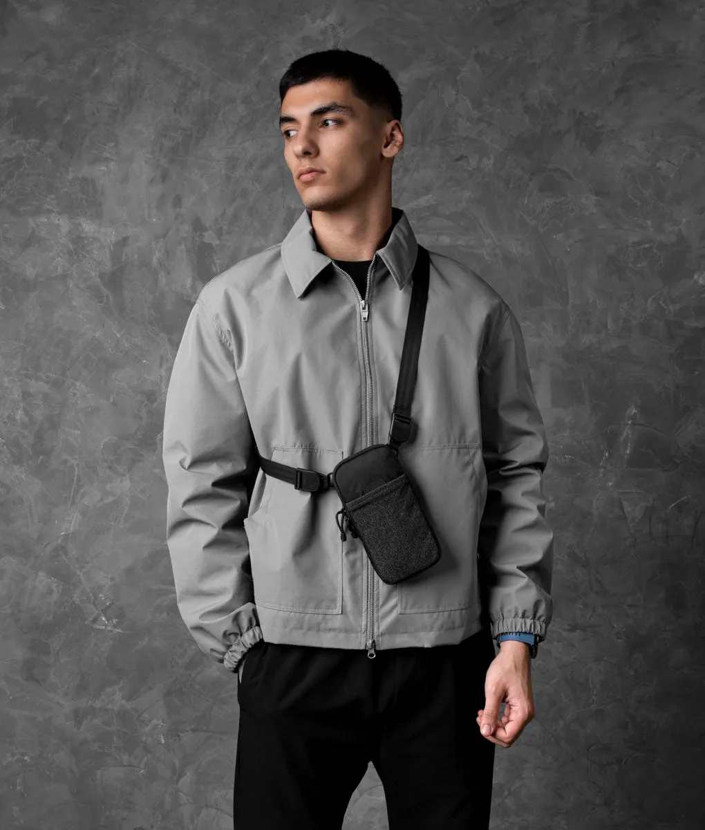 Alpaka Modular Shoulder Pocket Slim bæltetaske sort