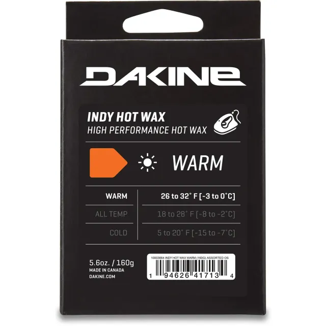 Dakine Indy Hot Wax Warm skivoks 160g til varmt føre