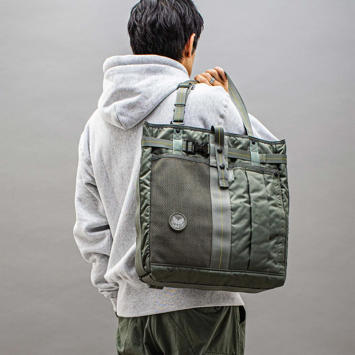 Harvest Label HLM-0041N 3-vejs tote bag sort rygsæk