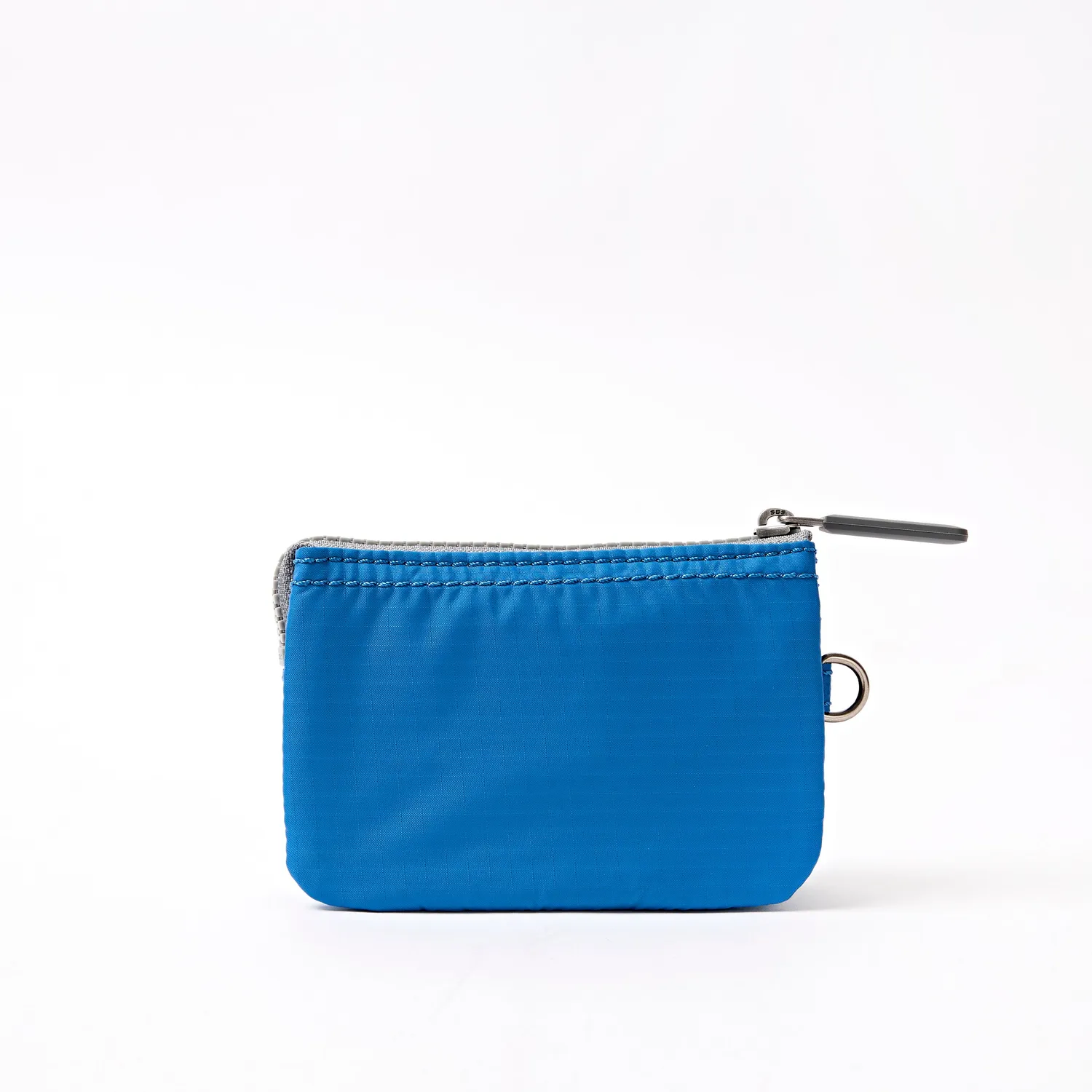 Roka London Carnaby Small pung Malibu Blue med lynlås