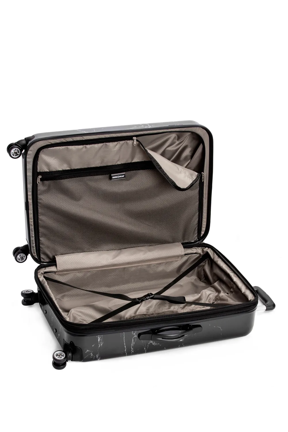 Swissgear 7579 kuffert hardcase 28" sort marmor udvidelig