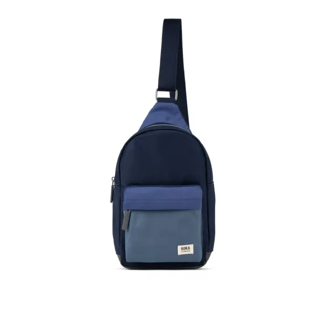 Roka London Willesden Sling taske Large Indigo Tonal 5 liter
